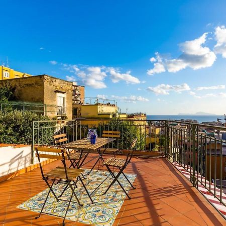 Villa Paola - Hidden Panoramic Garden And Terraces By Napoliapartments 外观 照片