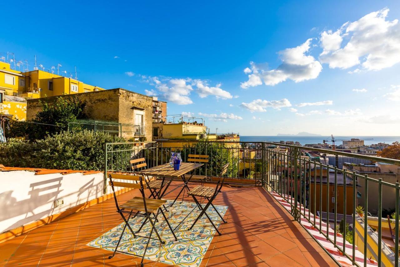 Villa Paola - Hidden Panoramic Garden And Terraces By Napoliapartments 外观 照片