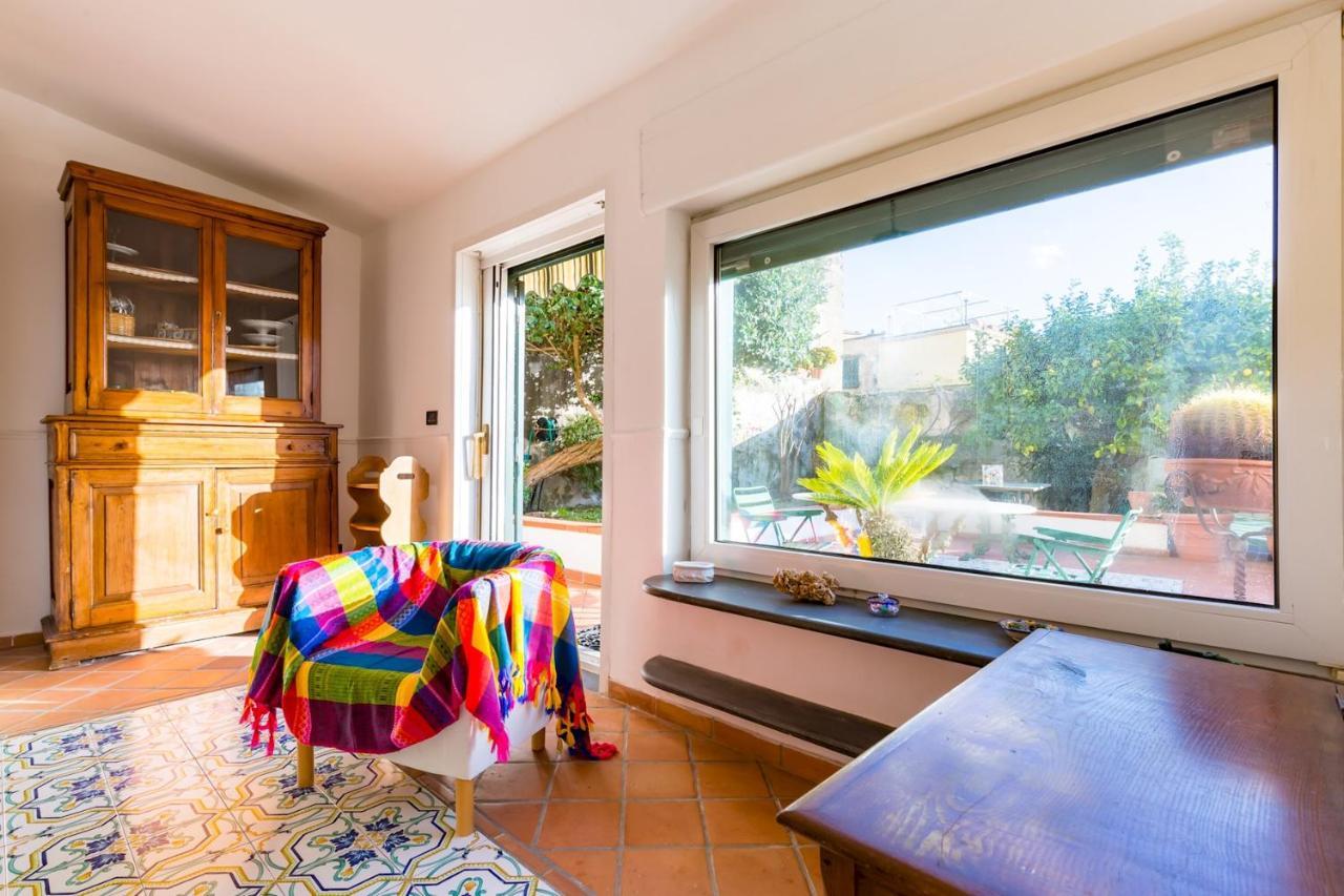 Villa Paola - Hidden Panoramic Garden And Terraces By Napoliapartments 外观 照片